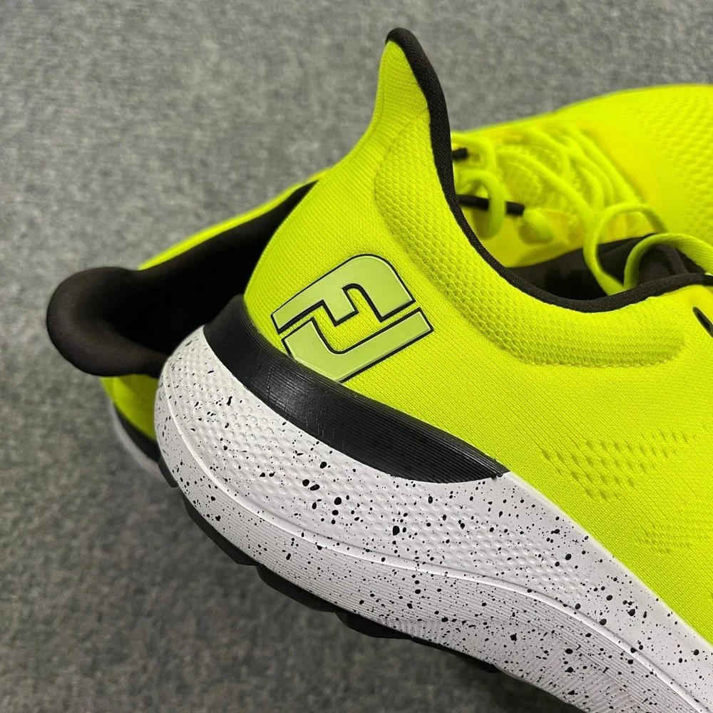 Footjoy FJ Flex Spikeless Golf Shoes Mens 10.5 Medium Citrus Glow Yellow 56145